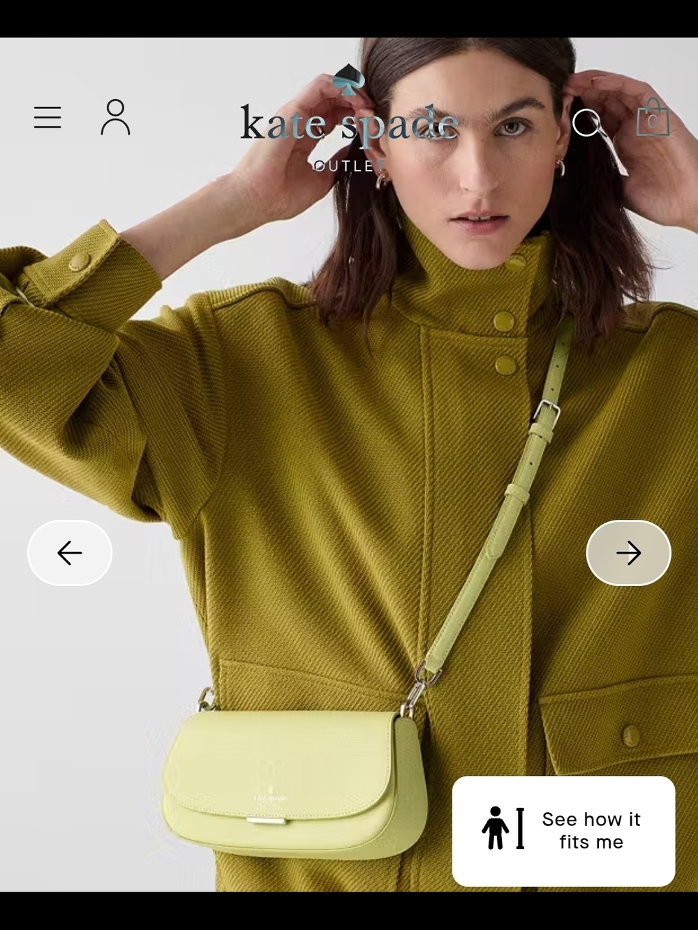 Kate Spade Quinn Mini Leather Crossbody Bag - Picture 2 of 2